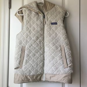 Patagonia Los Gatos Fleece Hooded Reversible Vest